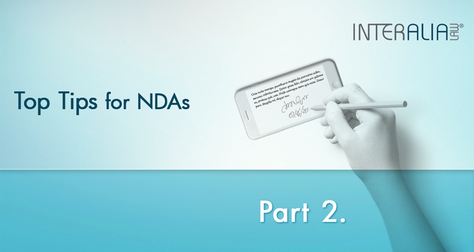 Top Tips for NDAs: Part 2.
